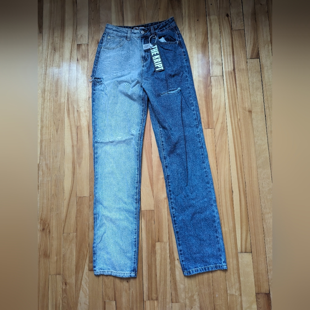 The Kript two colors jeans